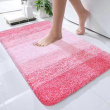 Load image into Gallery viewer, Extra Soft Absorbent Microfiber Bathroom Rug Mat Non Slip Plush Shaggy Bath Carpet