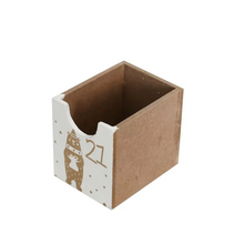 Load image into Gallery viewer, Wooden LED House Advent Calendar, 24 Day Countdown Table Ornament