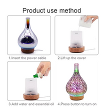 Load image into Gallery viewer, Premium 3.3oz Glass Essential Oil Diffuser & Humidifier for Peaceful Interiors
