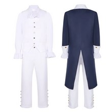 Load image into Gallery viewer, Men's Navy Victorian Cosplay Costume – Historical Party & Carnival Suit