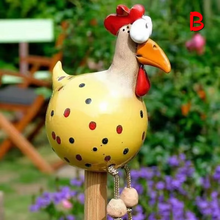 Load image into Gallery viewer, Funny Resin Chicken Fence Decor for Garden and Yard