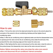 Load image into Gallery viewer, Dual-Size HVAC Valve Core Remover & Installer Tool