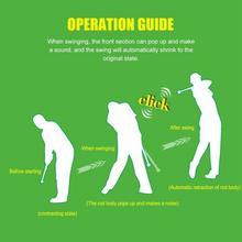 Load image into Gallery viewer, Golf Swing Trainer with Click Feedback for Grip Strength and Swing Correction