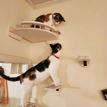 Load image into Gallery viewer, Wall-Mounted Cat Stairway and Scratching Post