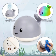 Load image into Gallery viewer, Light Up Whale Bath Toy With Automatic Water Spray And Colorful LED Lights