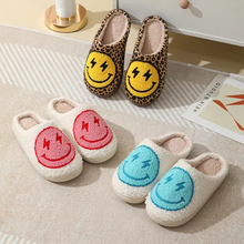 Load image into Gallery viewer, Cozy Cartoon Fluffy Platform Slippers for Women and Men – Plush Winter Indoor Cotton Comfort with Non-Slip Sole