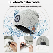 Load image into Gallery viewer, Wireless Bluetooth Music Beanie with Built‑In Headphones and LED Light