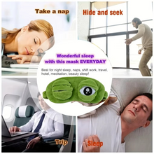 Load image into Gallery viewer, 3D Frog Sleep Mask Soft Cartoon Eyeshade for Rest and Travel