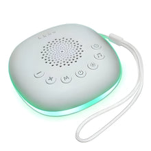 Load image into Gallery viewer, Travel White Noise Box with 20 Relaxation Sounds and LED Night Light