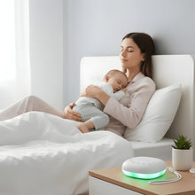 Load image into Gallery viewer, Travel White Noise Box with 20 Relaxation Sounds and LED Night Light