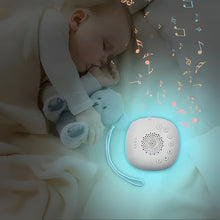 Load image into Gallery viewer, Travel White Noise Box with 20 Relaxation Sounds and LED Night Light
