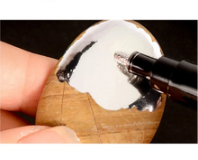 Load image into Gallery viewer, Metallic Paint Pen Set with Multiple Tip Sizes and Reflective Mirror Finish for Crafts