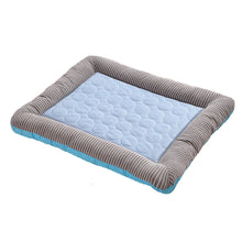 Load image into Gallery viewer, Breathable Pet Cooling Mat with Ice Silk Surface and Dense Edge Stitching for Dogs and Cats