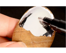 Load image into Gallery viewer, Metallic Paint Pen Set with Multiple Tip Sizes and Reflective Mirror Finish for Crafts