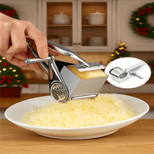 Load image into Gallery viewer, Rotating Stainless Steel Cheese Grater for Effortless Kitchen Preparation