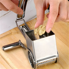Load image into Gallery viewer, Rotating Stainless Steel Cheese Grater for Effortless Kitchen Preparation