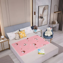 Load image into Gallery viewer, Travel Mattress Protector with Four-Layer Washable Waterproof Shield