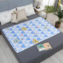 Load image into Gallery viewer, Travel Mattress Protector with Four-Layer Washable Waterproof Shield