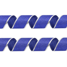 Load image into Gallery viewer, Glitter Decorative Ribbon With Iron Wire For Christmas And Craft Projects