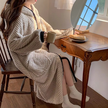 Load image into Gallery viewer, Plush Hooded Robe with Button Closure