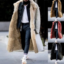 Load image into Gallery viewer, Men's Luxury Faux Fur-Lined Winter Coat – Extended Sizes Available
