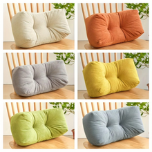 Load image into Gallery viewer, Plush Lumbar Support Pillow for Office and Study Comfort