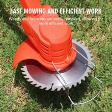 Load image into Gallery viewer, Cordless Handheld Electric Grass Trimmer Adjustable Lawn Mower for Precise Garden Care