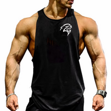 Load image into Gallery viewer, Men’s Cotton Hooded Sleeveless Tank Top – Athletic Workout Singlet for Gym and Training