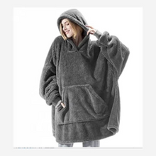 Load image into Gallery viewer, Oversized Winter Hooded Sweater Blanket for Women and Men