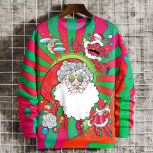 Load image into Gallery viewer, Christmas Tree Pendant 3D Print Holiday Sweatshirt