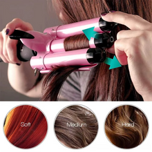 Load image into Gallery viewer, Ceramic Triple Barrel Wave Styler for Perfect Curls