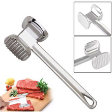Load image into Gallery viewer, Heavy-Duty Dual-Sided Meat Tenderizer Hammer – Aluminum Alloy Mallet for Tenderizing & Flattening Beef, Pork, Chicken, and More