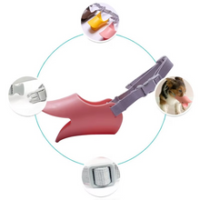 Load image into Gallery viewer, Adjustable Silicone Duckbill Dog Muzzle for Small and Large Dogs