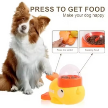 Load image into Gallery viewer, Interactive Yellow Duck-Shaped Dog Puzzle Feeder Toy