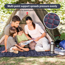 Load image into Gallery viewer, Ultra-Comfort Inflatable Camping Mattress with Integrated Pillow and Pump