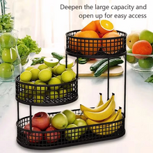 Load image into Gallery viewer, Stackable Multi‑Layer Fruit and Vegetable Tray for Kitchen and Dining Table