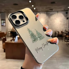 Load image into Gallery viewer, Festive Christmas Tree Autumn Laser Phone Case For iPhone