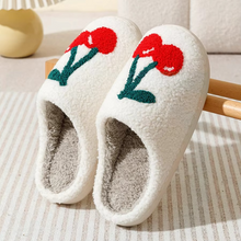 Load image into Gallery viewer, Cozy Fruit Cartoon Women’s Slippers - Warm Cotton Indoor Non‑Slip Comfort Shoes