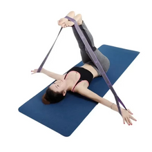 Load image into Gallery viewer, Yoga Stretch Strap with Loops for Pilates and Dance