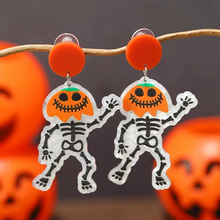 Load image into Gallery viewer, Halloween Acrylic Earring Set of 8 Pairs