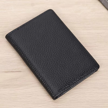 Load image into Gallery viewer, RFID Leather Men’s Slim Credit Card Holder Wallet