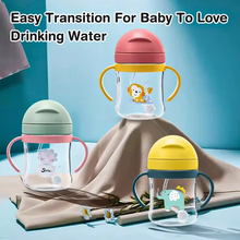 Load image into Gallery viewer, 8.5 oz Baby Training Cup with Double Handles and Flip Lid Leakproof Design