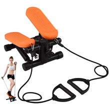 Load image into Gallery viewer, Mini Stepper with Resistance Bands and LCD Display for Home Workouts, Supports up to 220 lbs