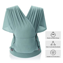 Load image into Gallery viewer, Breathable Lightweight Hands Free Baby Sling Wrap Carrier for Newborns and Infants