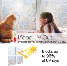 Load image into Gallery viewer, Spectra Static Cling Privacy Window Film – Rainbow Patterns & Stained Glass Effects