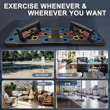 Load image into Gallery viewer, Portable Foldable Push Up Board for Full Body Home Workouts