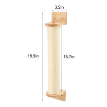 Load image into Gallery viewer, Wall-Mounted Cat Stairway and Scratching Post