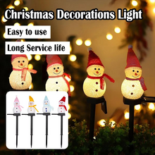 Load image into Gallery viewer, Christmas Solar Snowman Outdoor Decorative Light