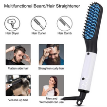 Load image into Gallery viewer, Professional Mini Ceramic Beard Straightening Brush
