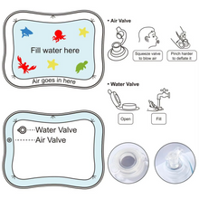 Load image into Gallery viewer, Splash & Learn Inflatable Baby Play Mat for Early Development